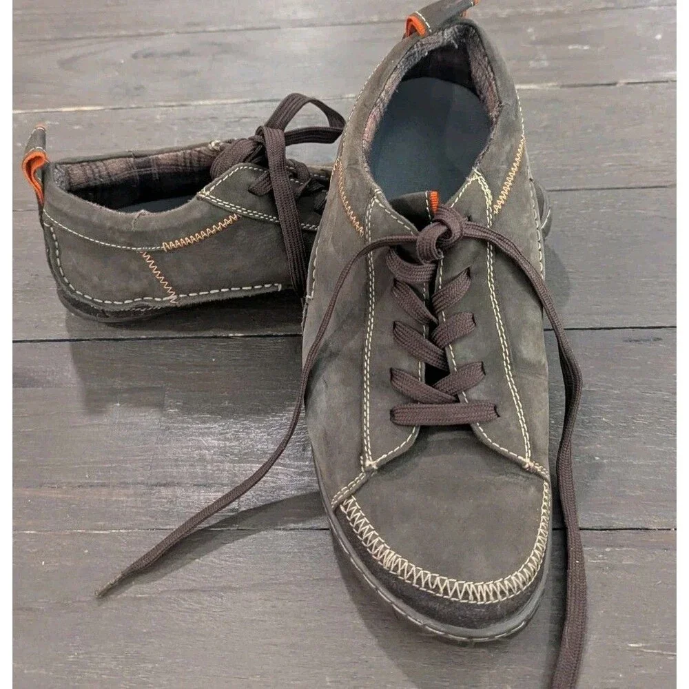 MUK‎ LUKS Cory Shoes Oxford Casual Fashion Sneaker Brown Size 9M Read